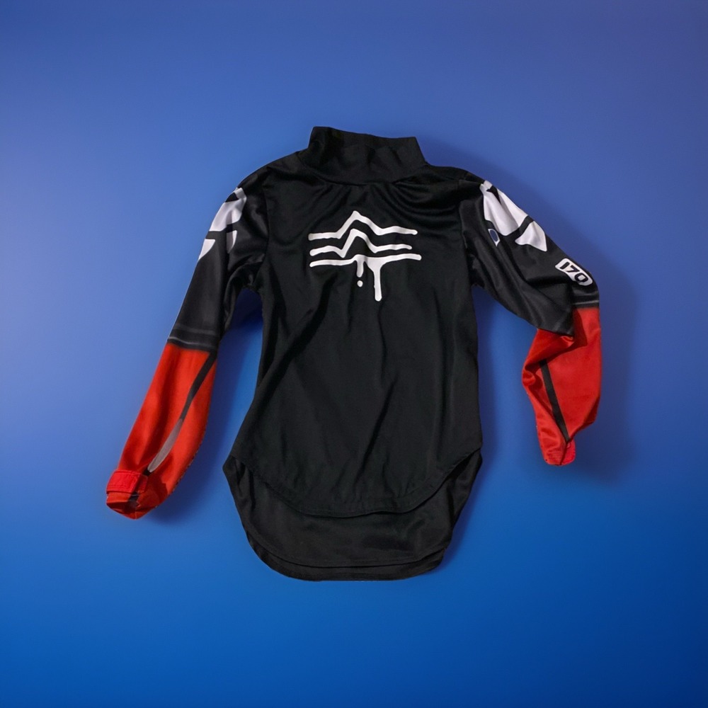 Fortnite Size XL‎ Black Red Costume Cosplay Shirt T Tee Long Sleeve High Neck